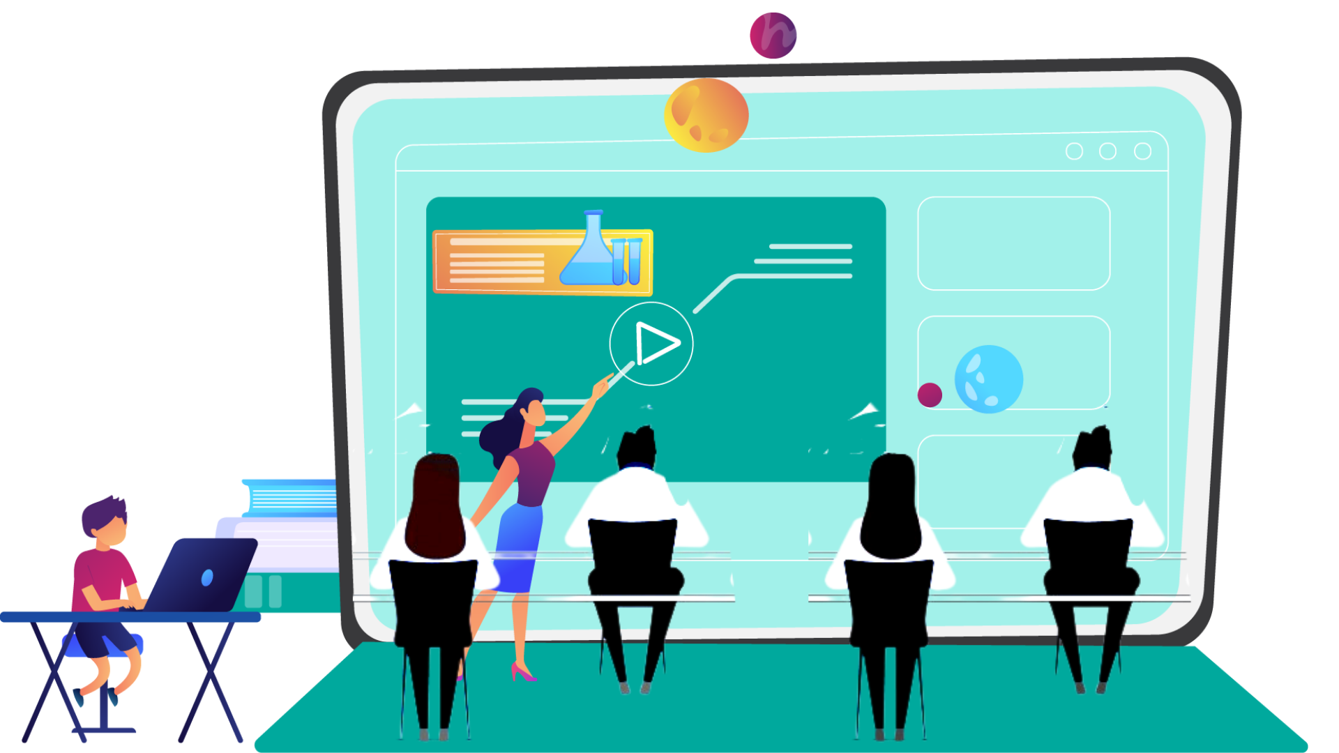 AI empowered data driven blended learning platform